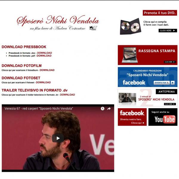 SPOSERÀ NICHI VENDOLA